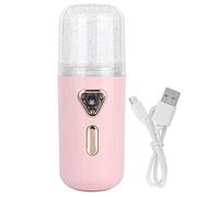 Delaman Spray Humidificateur Utilisation à Long Terme, 30 Ml Mini Humidificateur Facial Nano Atomisation USB Charging Face Brouillard Pulvérisateur (Rose)