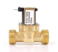 Delaman Vanne D'EntréE D'Eau La Valve Est Flexible Et Facile à Utiliser, Vanne éLectromagnéTique éLectrique FerméE Normale Ac 220 / 240V Fcd-180B G3 / 4 2 Voies N/C