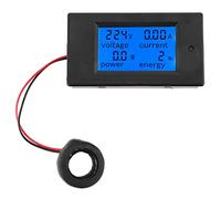 Delaman VoltmèTre Mesure PréCise DéTail TrèS Pratique, Peacefair Pzem-061 Lcd Tension Courant Puissance Compteur D'éNergie VoltmèTre AmpèRemèTre 100A Ac80-260V + Ct