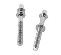 Delaman WC902um WC902um Lot de 2 vis de tambour en fer avec siège rembourré, tabouret rotatif pour tambour en fer, tiges de tension en acier inoxydable, accords de rechange pour percussions