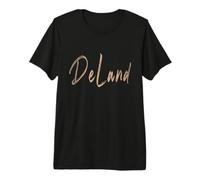 Deland Florida Design Vintage élégant T-Shirt Haut de Gamme