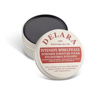 DELARA Entretien intensif des Meubles de très Haute qualité avec Cire d'abeille et Huile de Coco, 75 ML, Couleur Noir