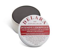 DELARA Entretien intensif du cuir, couleur: Marron, 100 ml - Imprègne et protège le cuir très efficacement, nouvelle formule à base d'huile de coco et cire d'abeille de haute qualité