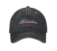 Délavé et Respirant Mode Belvedere Vodka Chapeaux Hip Hop Chapeau Casquette de Baseball en Coton Casquette de Camionneur réglable sur Mesure pour Hommes et Femmes Cadeau