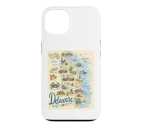 Delaware, États-Unis d'Amérique, Cartes icônes, Douvres, Coque pour iPhone 13