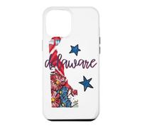 Delaware Floral Chevron Plaid Patrimoine régional Coque pour iPhone 12 Pro Max