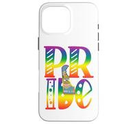 Delaware Gay Pride in Art Block Lettres Coque pour iPhone 16 Pro Max