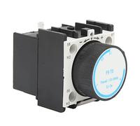 Delay Relay 0.1s to 3s Timer | Liquid - Protected & Debris - Shielded ABS Enclosure for Industrial Machinery/Construction Vehicles/Generators | 1NO 1NC Auxiliary Control Module