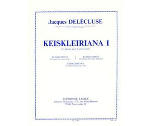 Delecluse Jacques - Keiskleiriana Vol.1 - 13 Etudes Pour Caisse Claire