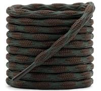 DELELE Lot de 2 paires de lacets de chaussures d'escalade ronds et ondulés antidérapants, robustes et durables, pour l'extérieur, la randonnée, la randonnée, 14 vert foncé et café, 39"Inch (100CM)