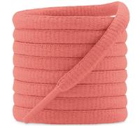 DELELE Lot de 2 paires de lacets ovales pour chaussures de sport/course à pied, 42 couleurs, demi-rond, 6,35 mm, 40 Rose foncé, 75 inch (190CM)