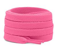 DELELE Lot de 2 paires de lacets plats 15,7 mm de large pour baskets de course athlétiques, 13 rose fluorescent, 59.06" Inch (150CM)