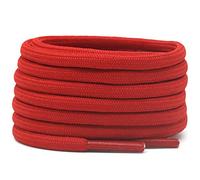 DELELE Lot de 2 paires de lacets ronds épais pour chaussures d'escalade de randonnée, De109-03 Big Red, 33.50"Inch (85CM)