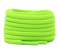 DELELE Lot de 2 paires de lacets ronds épais pour chaussures d'escalade de randonnée, De109-05 Fruit Green, 57.09"Inch (145CM)