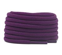 DELELE Lot de 2 paires de lacets ronds épais pour chaussures d'escalade de randonnée, De109-09 Violet foncé, 68.90"Inch (175CM)