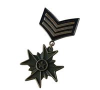 Delessed Badge historique Martial Pin Insigne de collection pour les amateurs d'histoire Collectionneurs Thème Événement Objet de collection historique, d, taille unique