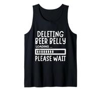 Deleting Beer Belly Please Wait Loading Bar Funny Gym Débardeur