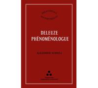 Deleuze phénoménologue - Alexander Schnell - Compagnons D'humanite Eds Des - broché - Etude