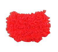 DELEY Bébés Filles Dentelle Solide Pettiskirt Ruffle Bloomers Slips Culottes Nappy Couvre-Couches Rouge L