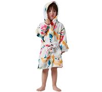 DELEY Peignoir pour Enfants Garçons Filles Robes à Capuche Pyjamas Tout-Petits Vêtements de Nuit Robe de Chambre Douce Chemise de Nuit Belle chouette 6-7 ans
