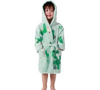 DELEY Peignoir pour Enfants Garçons Filles Robes à Capuche Pyjamas Tout-Petits Vêtements de Nuit Robe de Chambre Douce Chemise de Nuit Crocodile vert 2-3 ans
