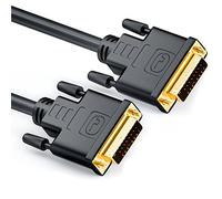 deleyCON 1,5m DVI Câble 24+1 - DVI-D Dual Link - HDTV 1080p Full-HD 3D Ready - Adaptateur Liaison Moniteur avec Noyau Ferrite - Noir