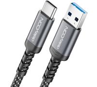deleyCON 2m Câble USB-A vers USB-C USB 3.0 5 Gbps (USB 3.2 Gen1) - Câble de Charge et Données pour Smartphone, Tablette, Notebook, Appareil Photo, HDD SSD, Disque Dur Externe, etc.