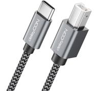 deleyCON 3,0m USB C 2.0 Câble Imprimante Scanner - USB-C Fiche vers B Fiche pour Laser Imprimante Scanner Printer MIDI Copieur Multifonction