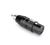 deleyCON Adaptateur Audio XLR vers Cinch RCA - Femelle XLR vers RCA pour Câble 3 Pôles - Microphone, Haut-Parleur, Table de Mixage, Instruments de Musique, Studio D'enregistrement