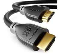 deleyCON Câble HDMI 5m 4K@60Hz 2K@165Hz avec ARC Ethernet UHD HDR 3D 18Gbps Câble HDMI pour Barre de Son Téléviseur Blu-Ray Beamer Ordinateur Portable TV PS4 PS5 Console PC Moniteur - Noir Gris