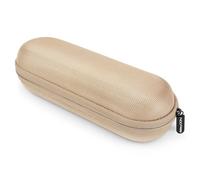 deleyCON Coffret de Voyage Hardcase Protection Coffret de Voyage avec Poches Filet pour Brosses à Dents Électriques Peignes de Rasoir Produits d'entretien Cosmétique - Matt Or