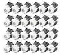 deleyCON Module Keystone Jack CAT6A (Lot de 24 Pièces) - RJ45 Prise vers LSA, 10 Gbit/s, 500 MHz, T568A/T568B, AWG 22-26 UTP - Plastique - pour Panneau de Brassage, Prise Réseau