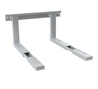 deleyCON Universel Support pour Four à Micro-Ondes Jusqu'à 35Kg Réglable jusqu'à 53,5cm Support Mural - Argent