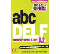 Delf Junior scolaire niveau A2 3ème édition - Lucile Chapiro - Cle International - broché - Méthode de langue