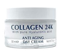 DELFANTI MILANO - COLLAGEN 24K, Crème de jour anti-âge, Crème de jour anti-âge, Fabriqué en Italie 50 ml
