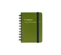 Delfonics Carnets classiques ? spirales Rollbahn, 3 in. x 4 in. (olive) / mini-memo