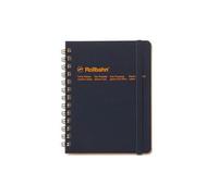 Delfonics Rollbahn Spiral Des cahiers: 4-1/2 in. x 5-1/2 in. (Bleu foncé) / pocket memo