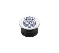 Delft Hollande Blason Lion Bleu de Delft Moulin Ceramique PopSockets PopGrip Adhésif
