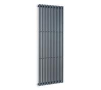 blumfeldt Radiateur Eau Chaude Design, Radiateur Vertical Eau Chaude pour Chauffage Maison, Faible Conso d'Energie, Silencieux, Chauffage Mural 1425kw pour Salle de Bains, Seche Serviette Eau Chaude