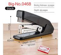 Deli Agrafeuse Économie De Travail Fournitures De Bureau Étudiant Spécial Mini Petite Agrafeuse Standard Multi-Fonction Agrafeuse Pratique - Type Big-No.0468 Black
