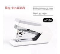 Deli Agrafeuse Économie De Travail Fournitures De Bureau Étudiant Spécial Mini Petite Agrafeuse Standard Multi-Fonction Agrafeuse Pratique - Type Big-No.0368 White