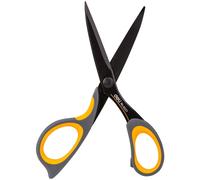 Deli Blister Ciseaux Ergo Acier Inoxidable 175mm Pp+Tpe, Toucher Doux En Abs, Lame Glissante Effort Limité