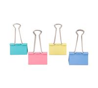 Deli Boîte De 12 Pinces À Clip Métal 51mm Coloris Assortis