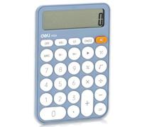 deli Calculatrice de bureau à 12 chiffres avec écran LCD facile à lire, gros boutons, pour la maison, le bureau, l'école, la t les affaires, 4 fonctions petites calculatrices de base pour