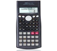 Deli Calculatrice Scientifique 240F-10+2 Chiffres Gris E1710