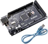 DELI-Carte Mega R3 Et Atmega Micro Contrôleur Module Board Avec Câble Usb Pour Board Compatible Avec Les Projets Arduino Ide Conforme Rohs Noir