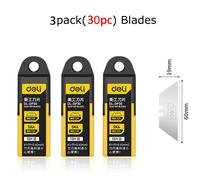 Deli-Coupe-Boîte Pliant Multifonction,Couteau Utilitaire De Poche Professionnel,Lame Tranchante,Couteau De Papier Peint,Qualité Supérieure,Rap-Duty,Sk2 - Type 30pcs Blades