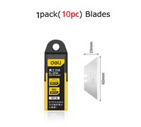 Deli-Coupe-Boîte Pliant Multifonction,Couteau Utilitaire De Poche Professionnel,Lame Tranchante,Couteau De Papier Peint,Qualité Supérieure,Rap-Duty,Sk2 - Type 10pcs Blades