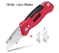 Deli-Coupe-Boîte Pliant Multifonction,Couteau Utilitaire De Poche Professionnel,Lame Tranchante,Couteau De Papier Peint,Qualité Supérieure,Rap-Duty,Sk2 - Type 1knife With 2blades