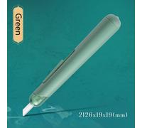 Deli-Couteau D'art À Lame Rétractable En Céramique,Couteau D'ouverture De Boîte,Mini Coupeur De Poche Kawaii,Fournitures D'art Pour Le Bureau - Type Df87 Green